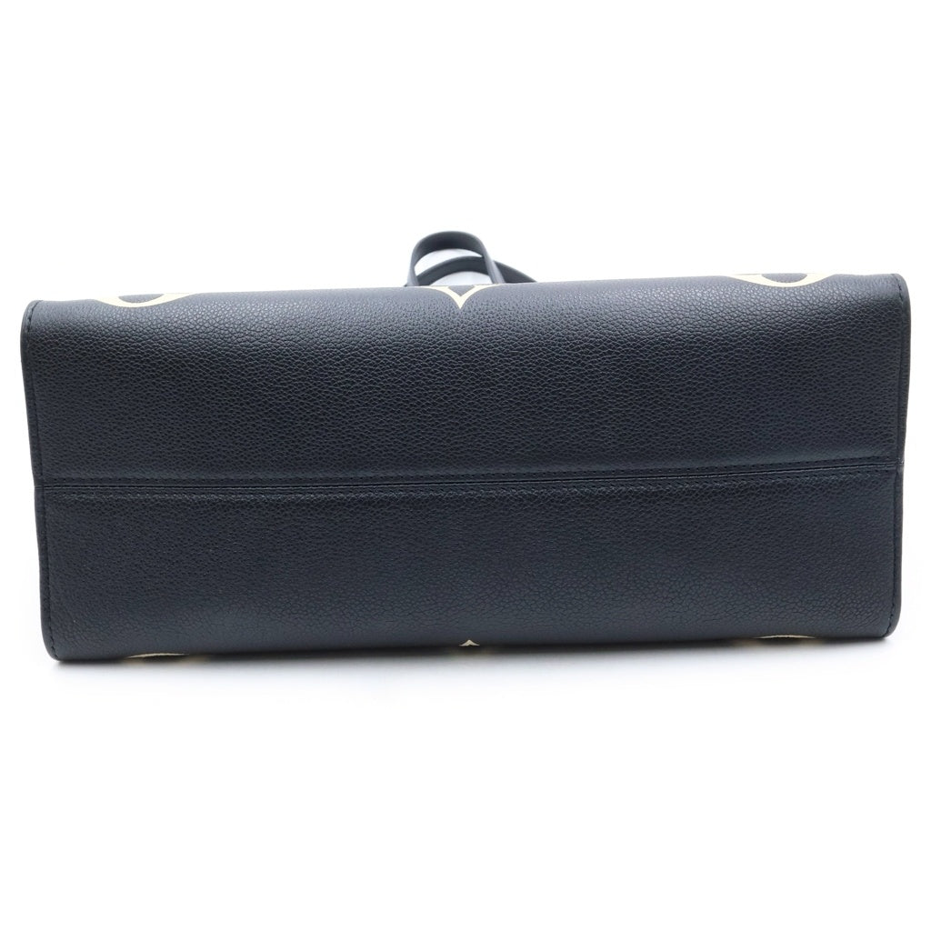 LOUIS VUITTON(ルイヴィトン) モノグラムアンプラントオンザゴーMM ハンド トートバッグ ゴールド金具 ブラック M45495 RFID レディース