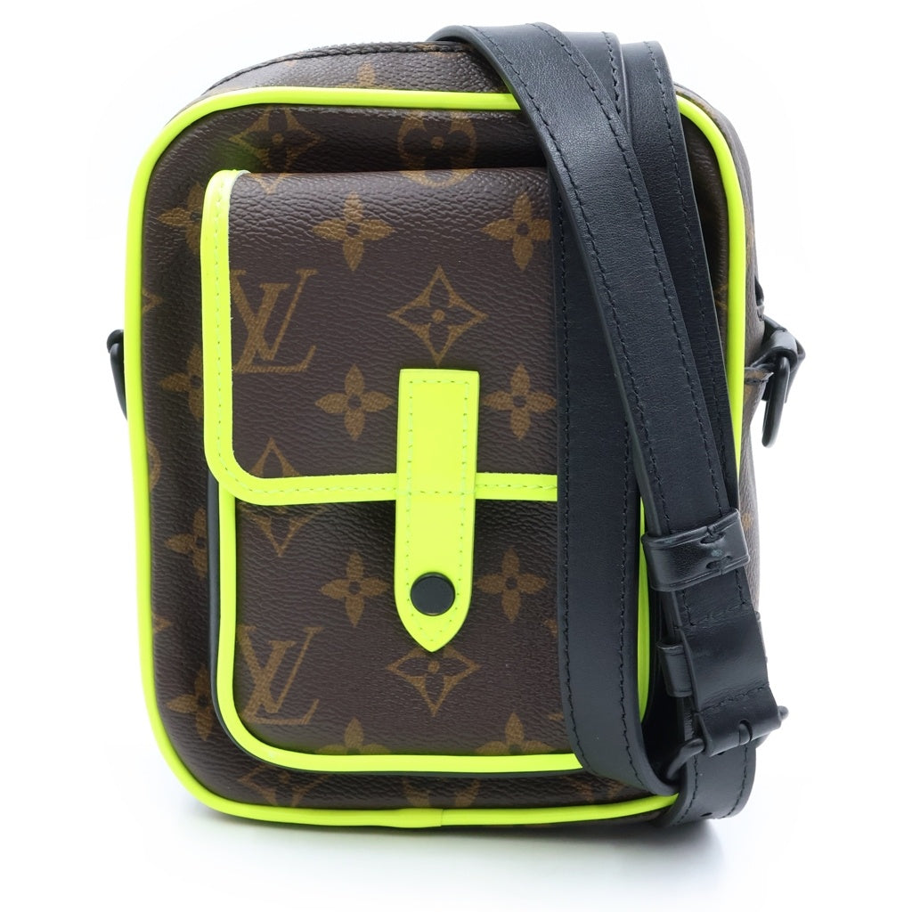 LOUIS VUITTON(ルイヴィトン) クリストファー・ウエアラブルウォレット ショルダーバッグ ブラウン×イエロー×ブラック PVC×レザー M80793 レディース