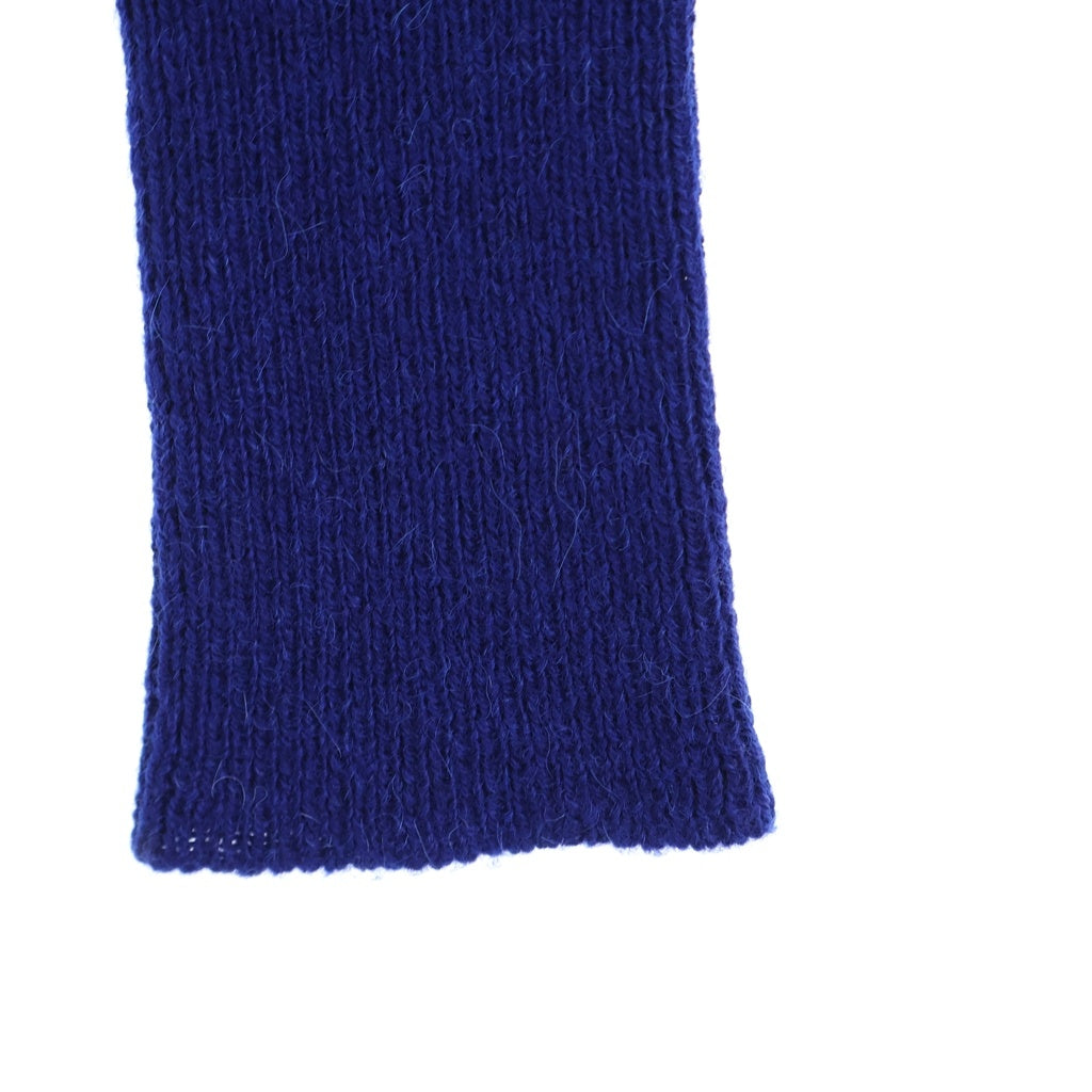 PRADA(プラダ) アルパカ ニット 長袖 カーディガン #38 ブルー #M ネイビー レディース
