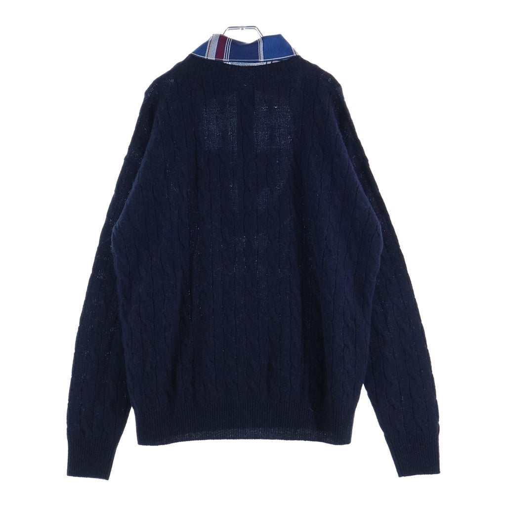 LOEWE(ロエベ) キャメル ポロシャツ コンビニット 長袖 ニット セーター