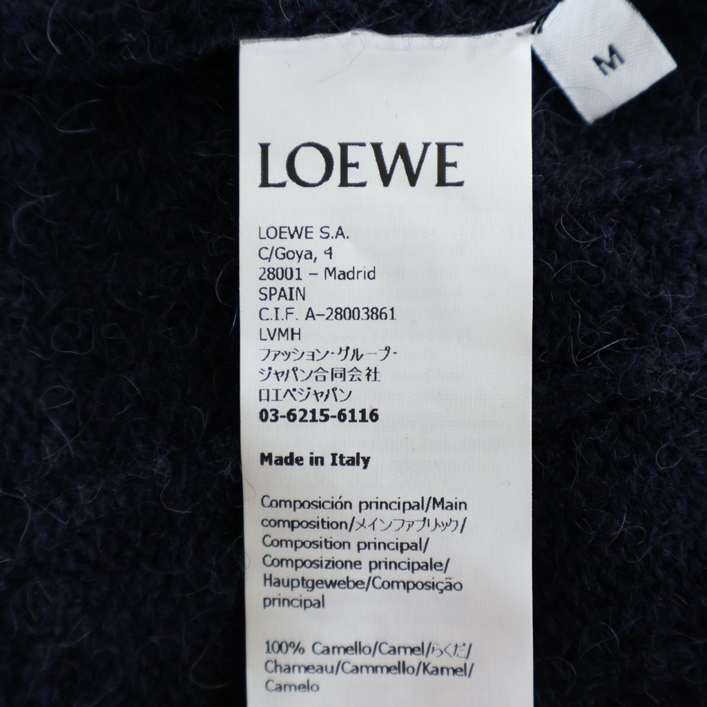 LOEWE(ロエベ) キャメル ポロシャツ コンビニット 長袖 ニット セーター
