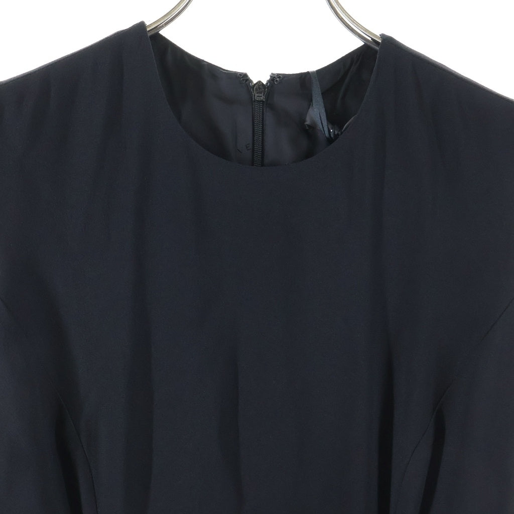 VERSACE(ヴェルサーチ) Sleeveless Dress ノースリーブドレス ワンピース メデューサベルト アセテート レーヨン ブラック 1008390 レディース