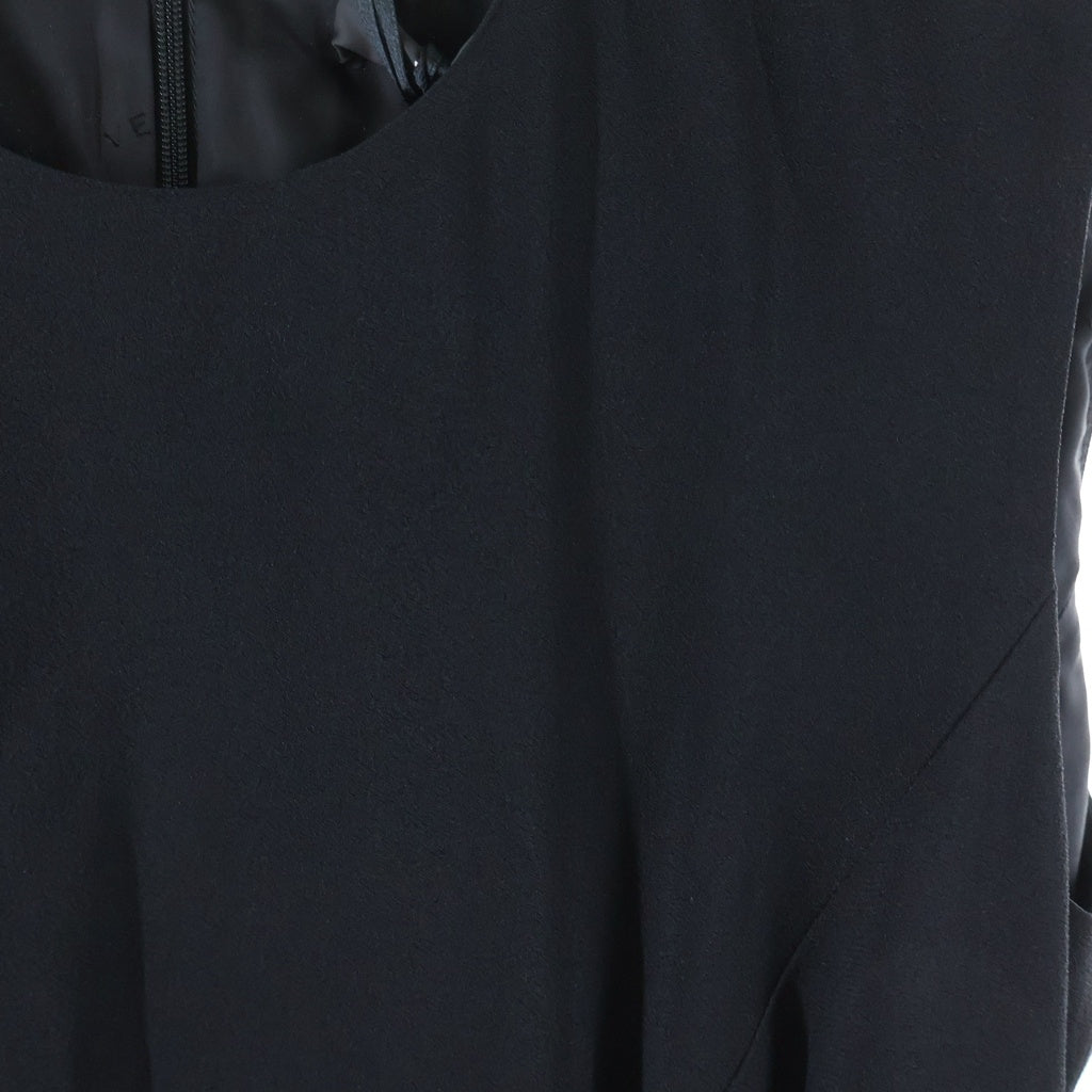 VERSACE(ヴェルサーチ) Sleeveless Dress ノースリーブドレス ワンピース メデューサベルト アセテート レーヨン ブラック 1008390 レディース