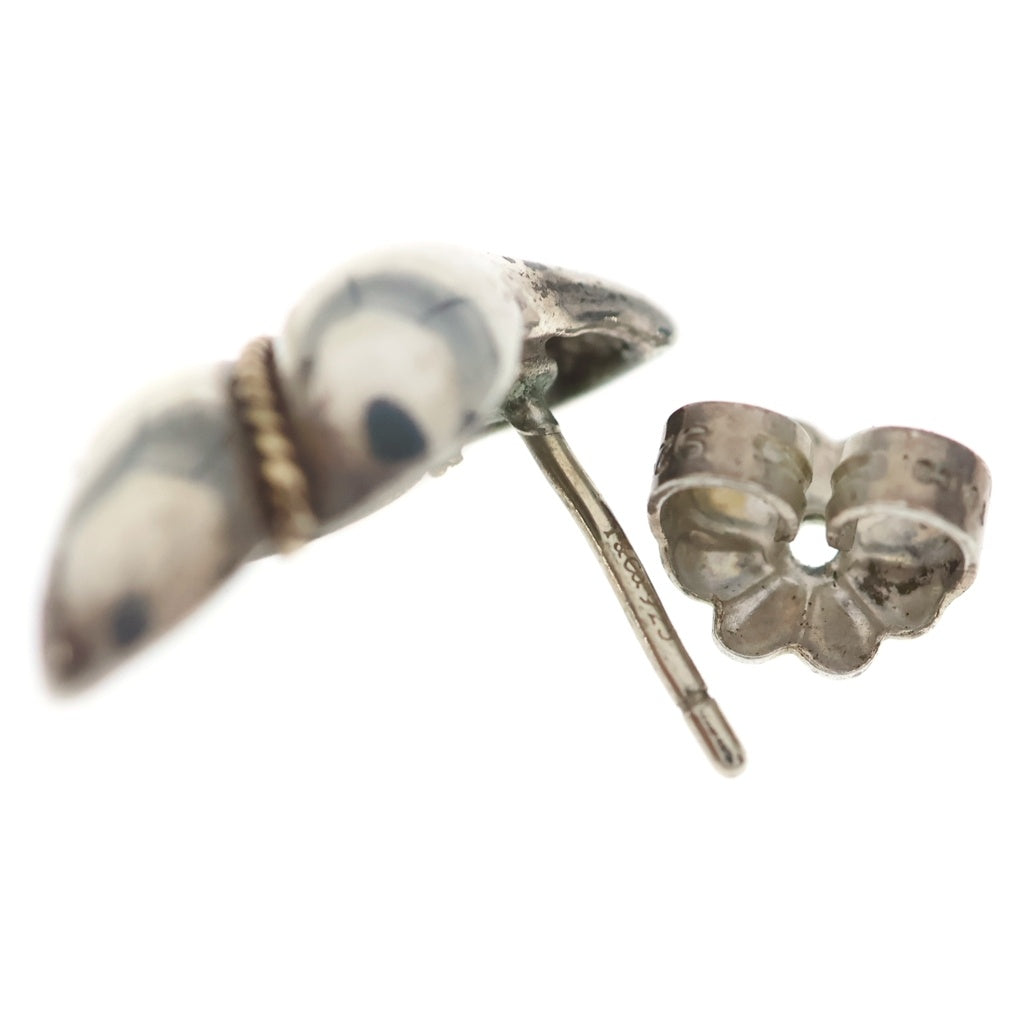 TIFFANY & Co.(ティファニー) ツイストシェル ピアス シルバー×イエローゴールド 925/K14