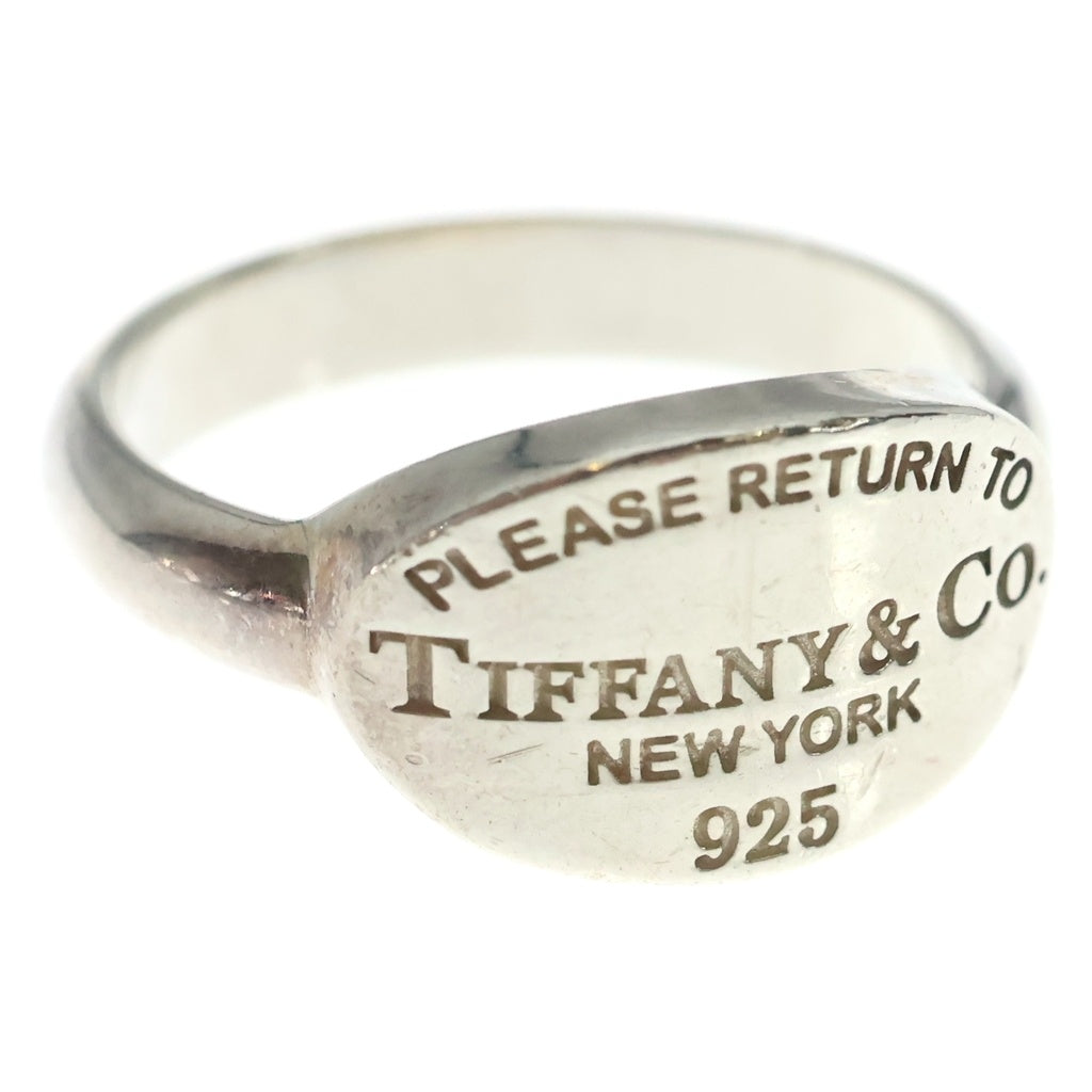 TIFFANY & Co.(ティファニー) リターントゥ オーバル リング シルバー 925 #11.5 レディース