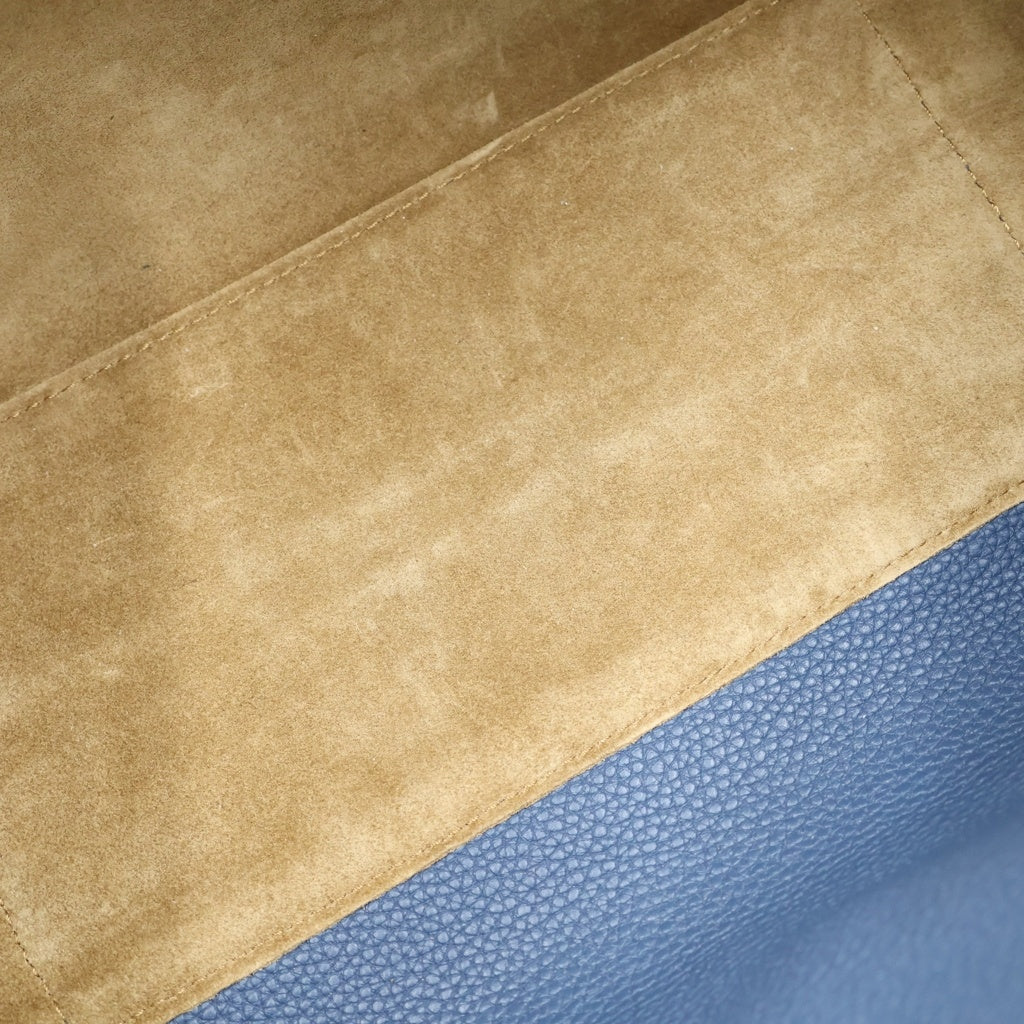LOEWE(ロエベ) アマソナ28 2WAYハンドバッグ ショルダーバッグ ボストンバッグ ネイビー レザー ゴールド金具 レディース