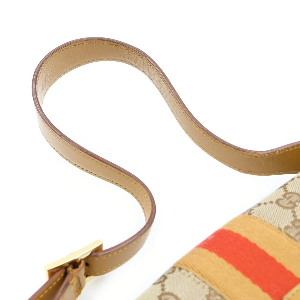 GUCCI(グッチ) ジャッキーライン ハンド ショルダーバッグ シェリーライン ウェブ GG柄 ベージュ/ブラウン 0013306 レディース