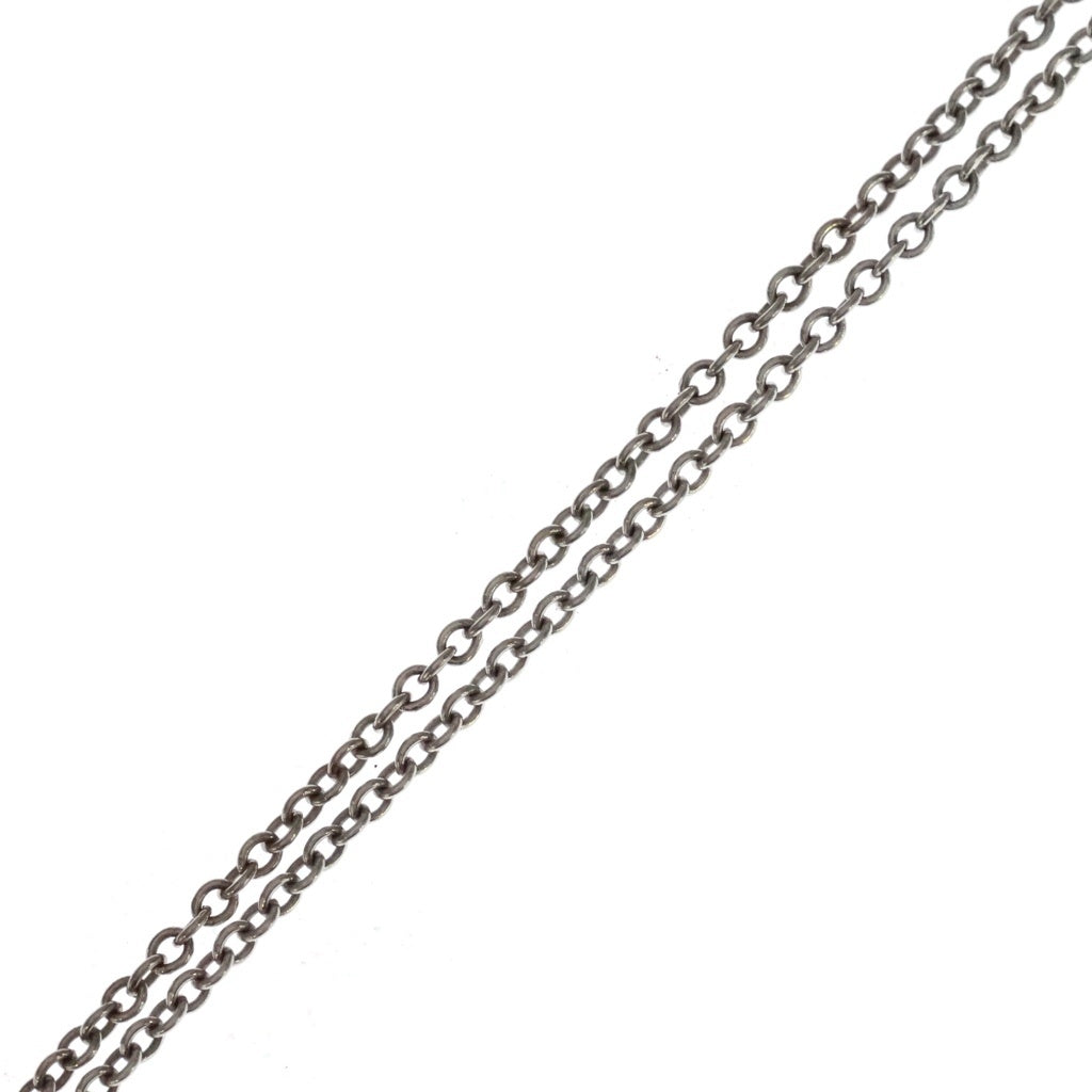 TIFFANY & Co.(ティファニー) ティファニー ノット ダイヤ ネックレス ペンダント チェーン ホワイトゴールド Au750WG d0.25ct レディース