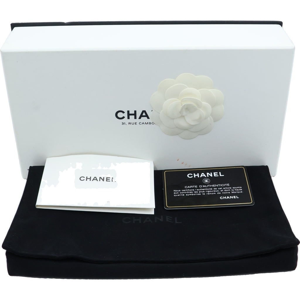 CHANEL(シャネル) マトラッセ 長財布 ロングウォレット カードケース ブラック キャビアスキン AP0241 ゴールド金具 レディース