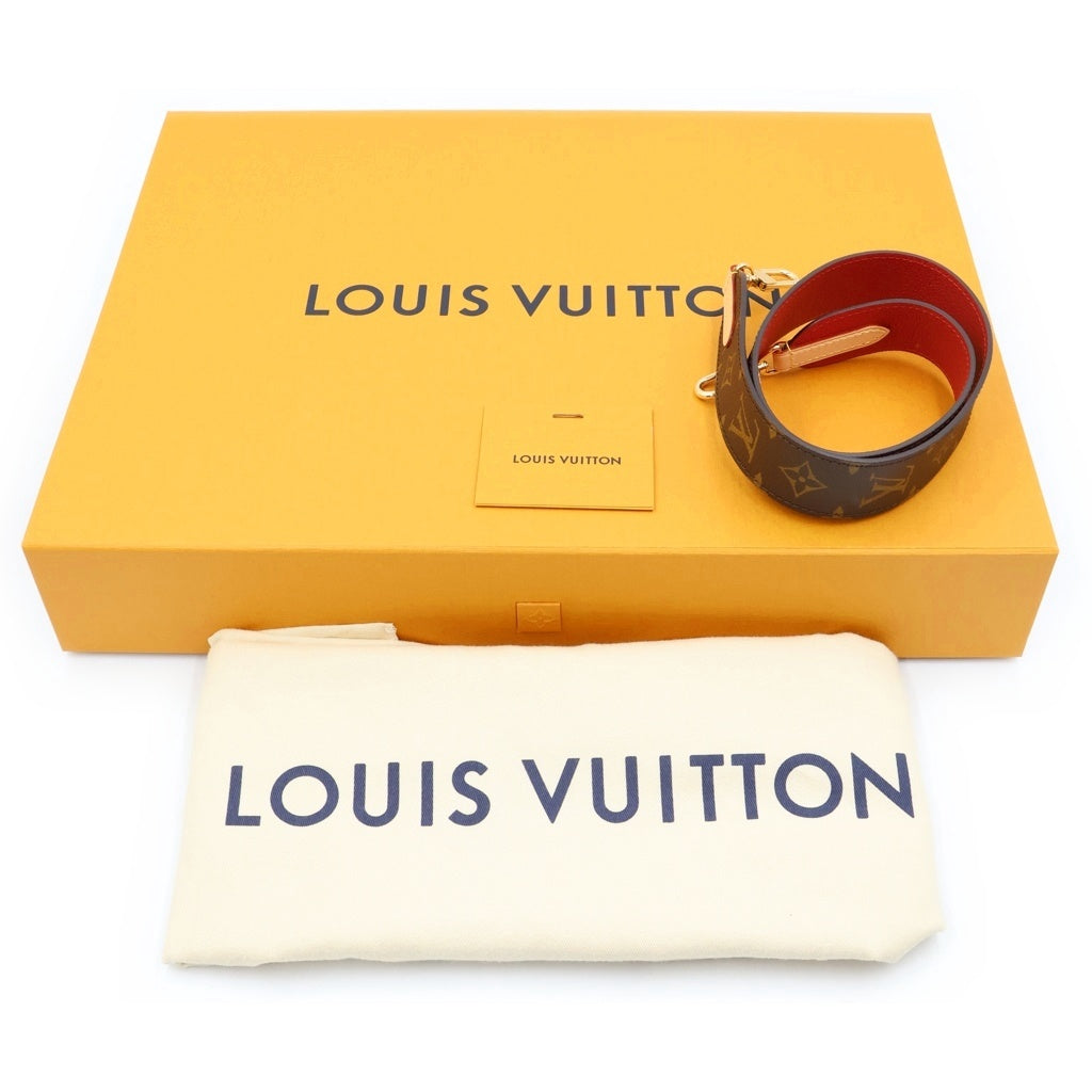 LOUIS VUITTON(ルイヴィトン) モノグラムリバーシブル ネヴァーフル・インサイドアウトMM ルージュサリ 2WAYハンドバッグ ショルダーバッグ ブラウン レザー×PVC M12096 ゴールド金具 レディース