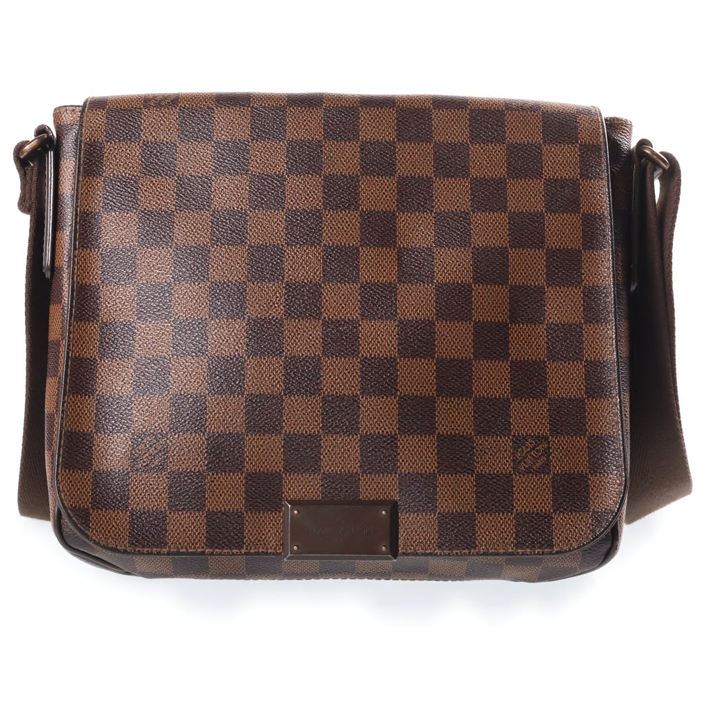 LOUIS VUITTON(ルイヴィトン) ダミエ ディストリクトPM ショルダーバッグ ブラウン PVCレザー N41213 ブラウン金具 レディース