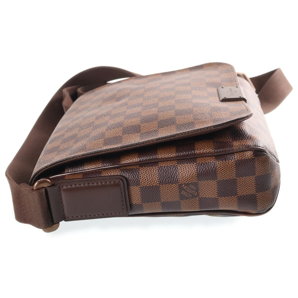 LOUIS VUITTON(ルイヴィトン) ダミエ ディストリクトPM ショルダーバッグ ブラウン PVCレザー N41213 ブラウン金具 レディース
