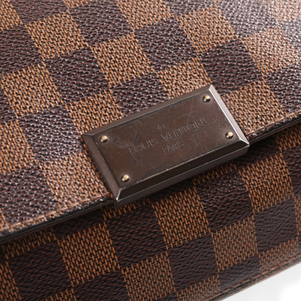 LOUIS VUITTON(ルイヴィトン) ダミエ ディストリクトPM ショルダーバッグ ブラウン PVCレザー N41213 ブラウン金具 レディース