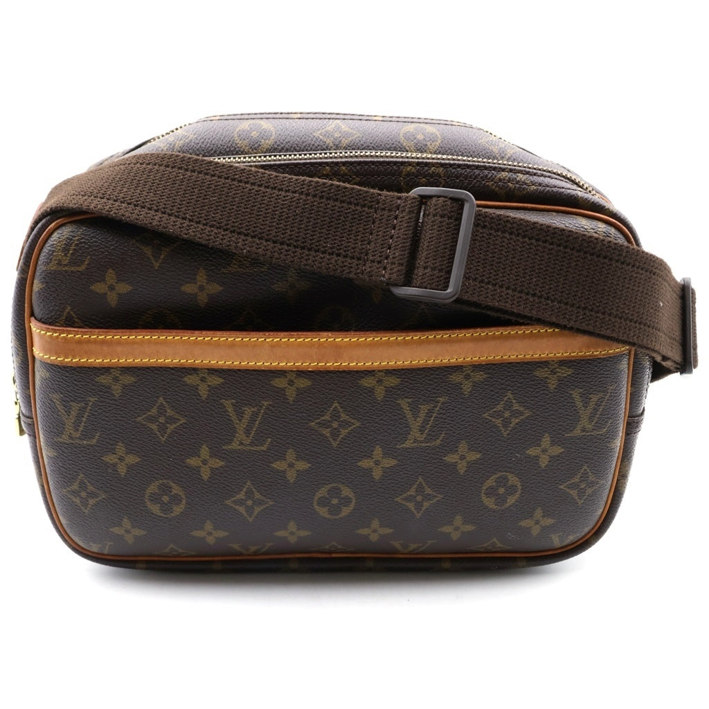 LOUIS VUITTON(ルイヴィトン) モノグラム リポーターPM ショルダーバッグ ブラウン PVC×レザー M51847 レディース