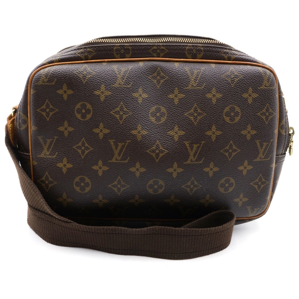 LOUIS VUITTON(ルイヴィトン) モノグラム リポーターPM ショルダーバッグ ブラウン PVC×レザー M51847 レディース