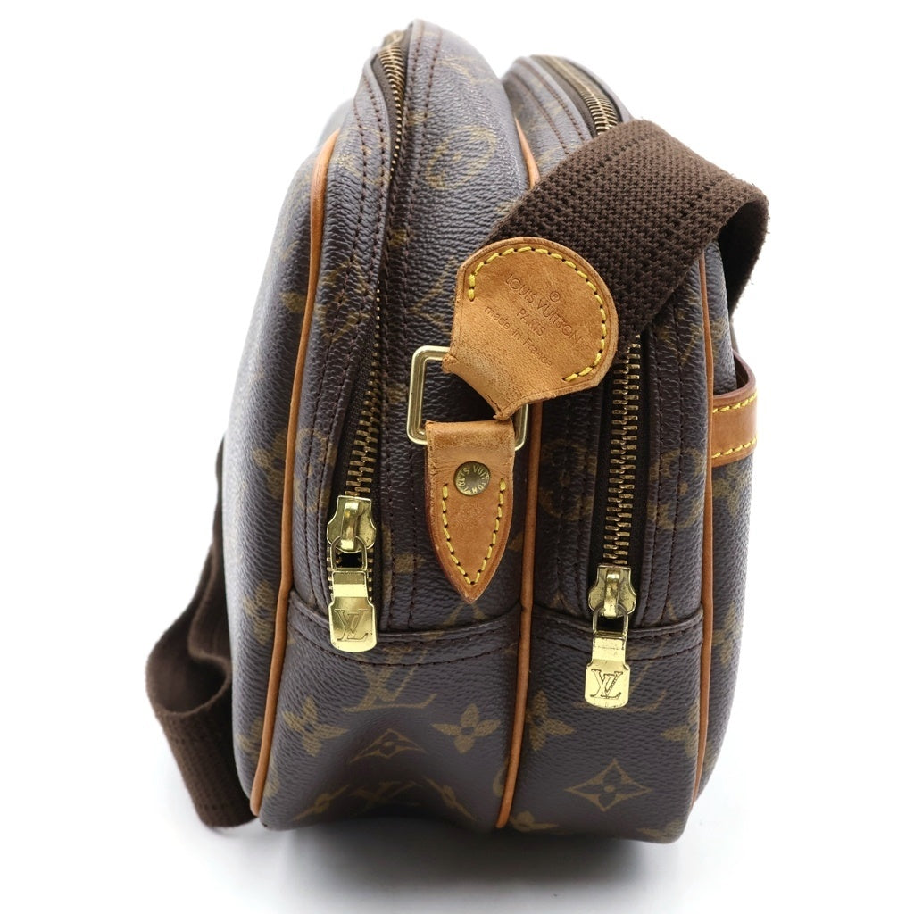 LOUIS VUITTON(ルイヴィトン) モノグラム リポーターPM ショルダーバッグ ブラウン PVC×レザー M51847 レディース