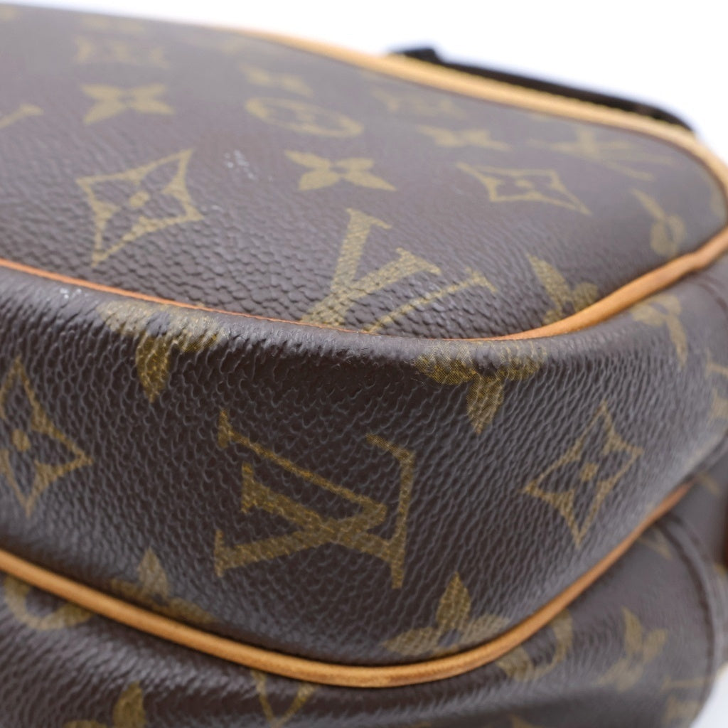 LOUIS VUITTON(ルイヴィトン) モノグラム リポーターPM ショルダーバッグ ブラウン PVC×レザー M51847 レディース