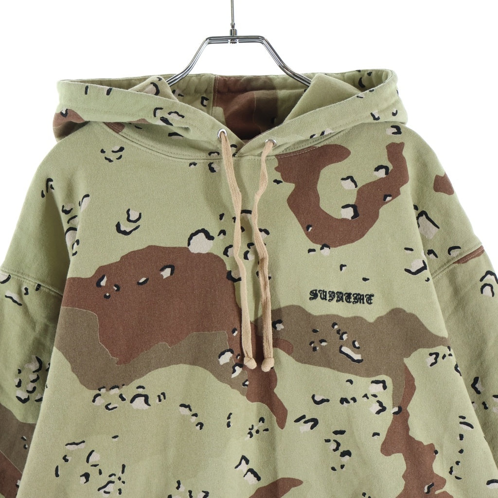 SUPREME(シュプリーム) 20AW Peace Hooded Sweatshirt プルオーバー パーカー カーキ×ブラウン コットン