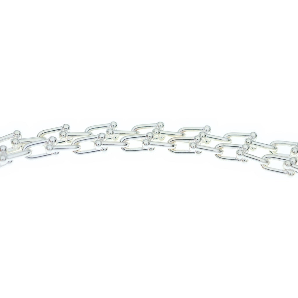 TIFFANY & Co.(ティファニー) ハードウェア スモールリンク ネックレス SV925 シルバー 60153093
