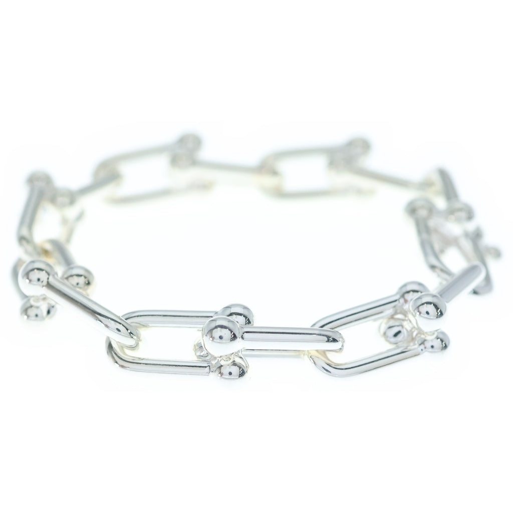 TIFFANY & Co.(ティファニー) ハードウェア ラージリンク チェーンブレスレット 14コマ SV925 シルバー