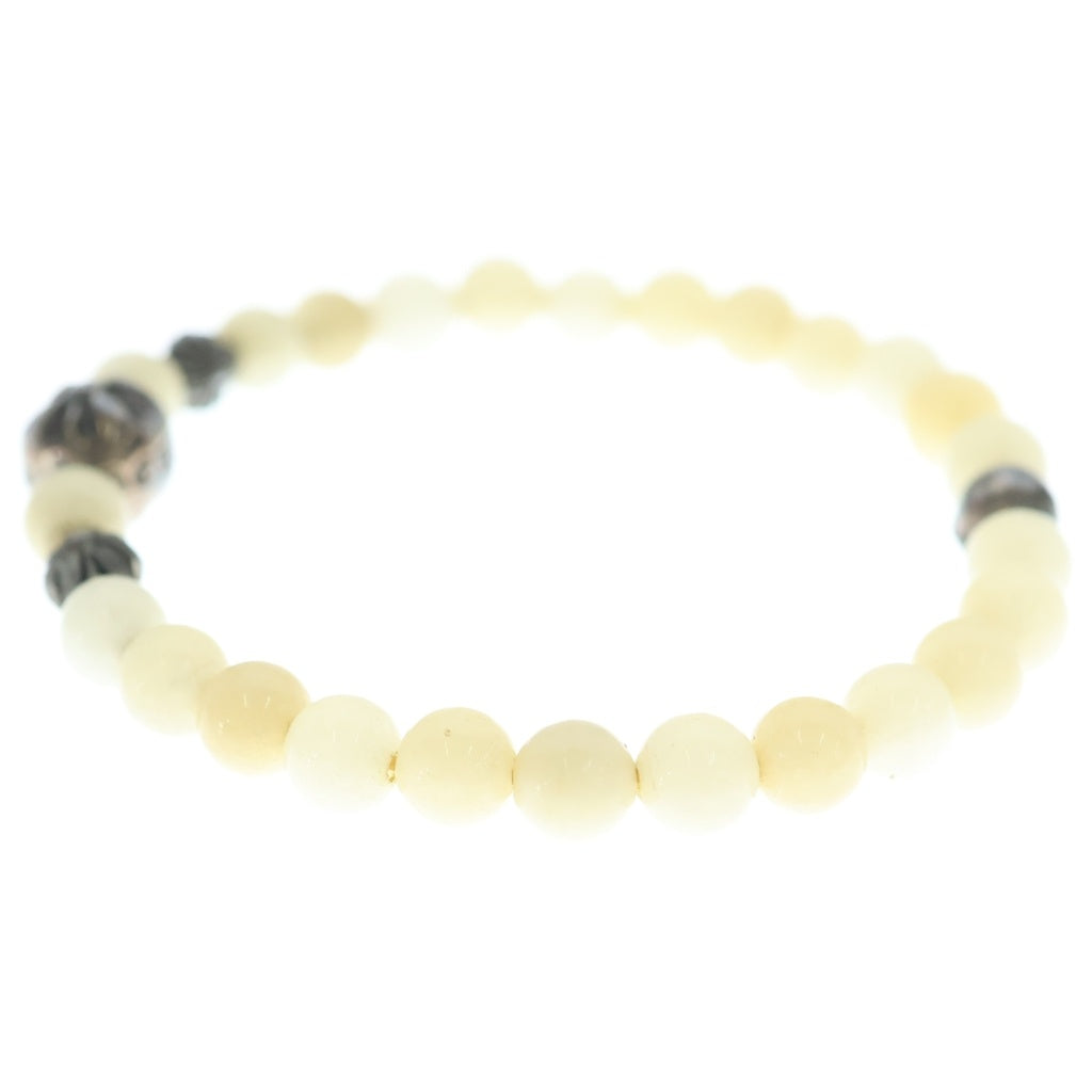 CHROME HEARTS(クロムハーツ) 6mm BEAD ビーズ クロスボール ブレスレット シルバー