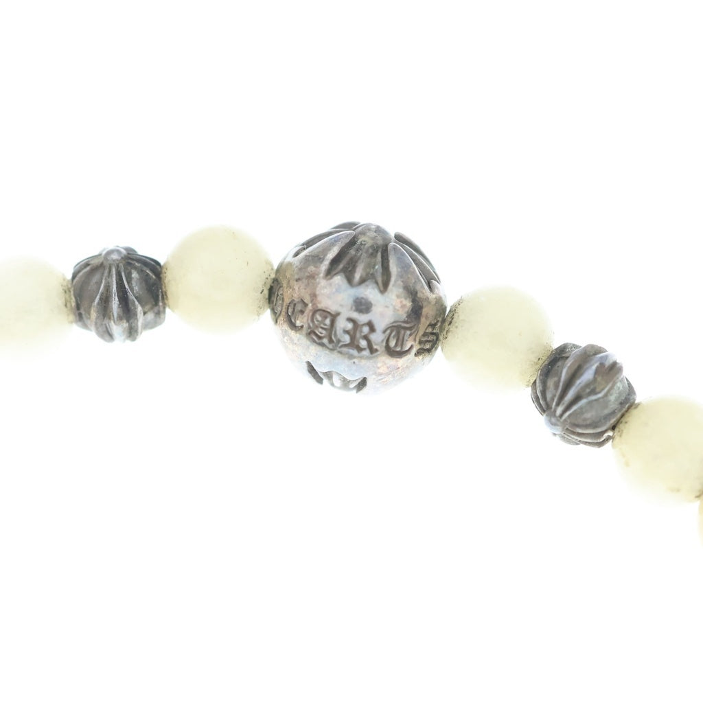 CHROME HEARTS(クロムハーツ) 6mm BEAD ビーズ クロスボール ブレスレット シルバー