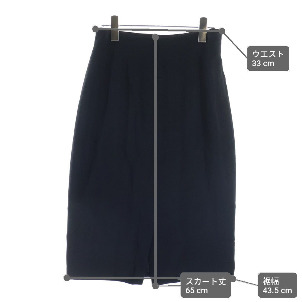 Max Mara(マックスマーラ) アセテート レーヨン タイトミディアムスカート レディース ブラック 44