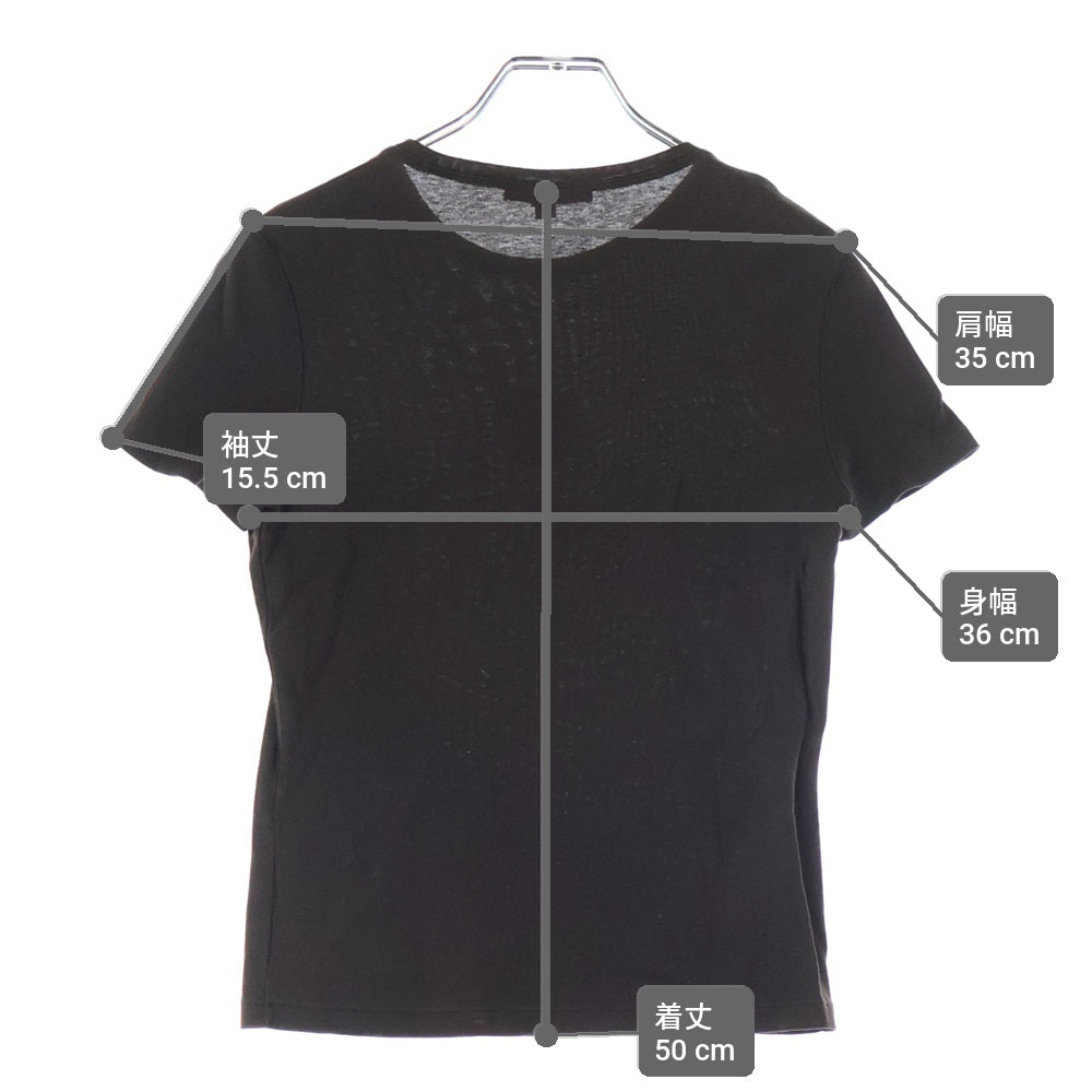 RALPH LAUREN(ラルフローレン) エンブレム ロゴプリント クルーネック 半袖Tシャツ カットソー ブラウン レディース