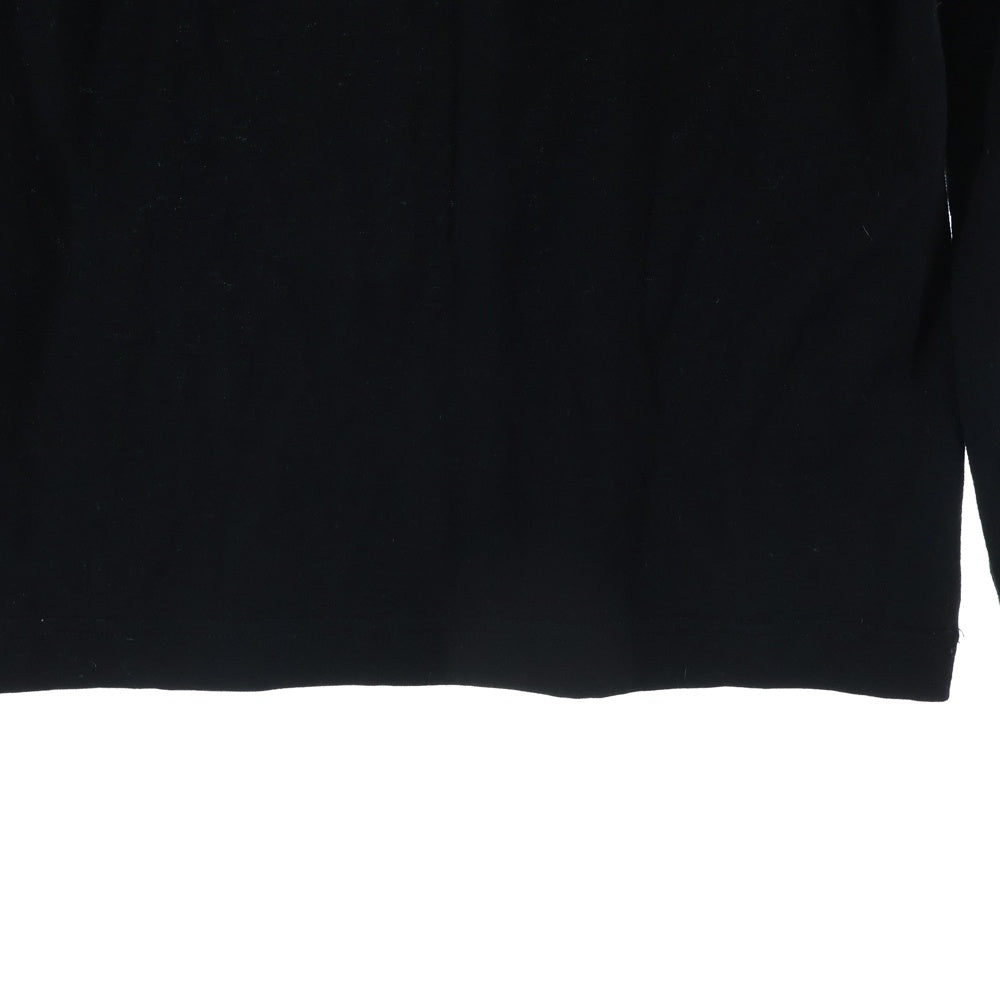 Max Mara(マックスマーラ) ウール クルーネック プルオーバー 長袖ニット セーター ブラック レディース M