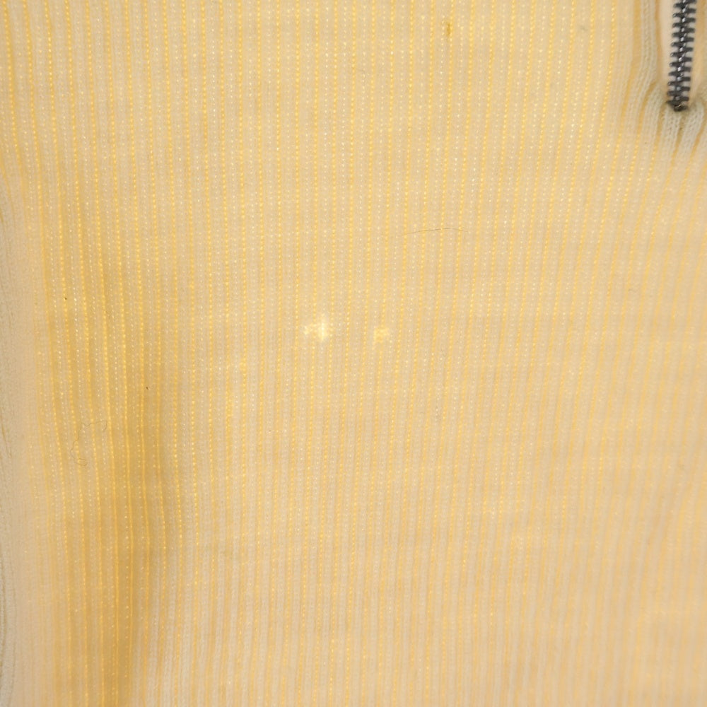 Max Mara(マックスマーラ) ハーフジップ ウール リブ ハイネック 長袖ニット セーター アイボリー レディース