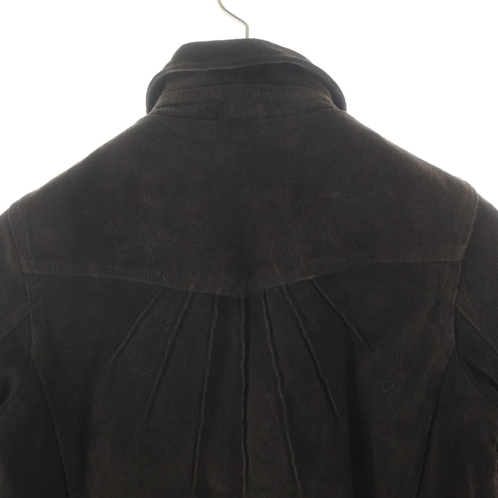 BANANA REPUBLIC(バナナリパブリック) スエードレザー ジップアップ ジャケット ブルゾン ブラウン レディース XS