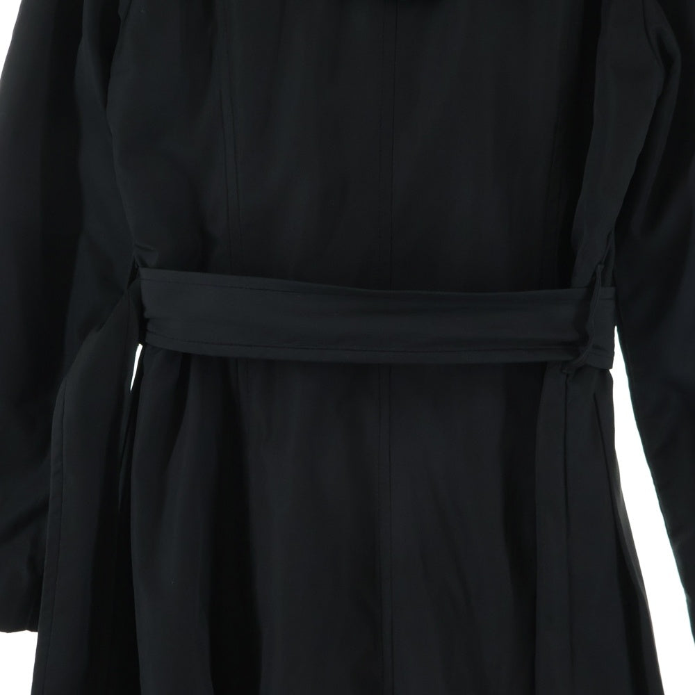 Max Mara(マックスマーラ) ポリエステル ダブルブレスト トレンチコート ブラック レディース 34