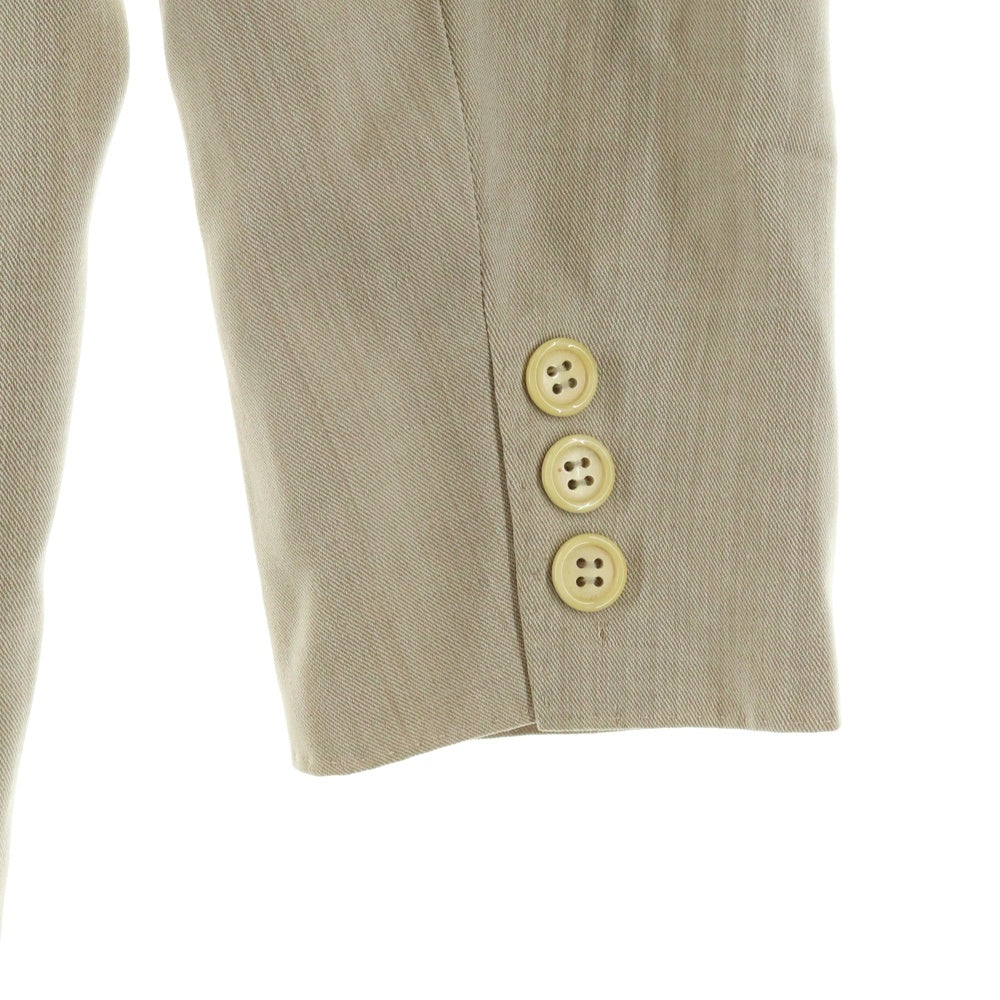 Max Mara(マックスマーラ) セット ナイロン混ウール ノーカラー3B テーラードジャケット テーラードカラー 5B ベスト ベージュ レディース 36