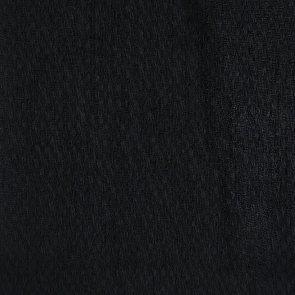 Pierre Cardin(ピエールカルダン) 襟付き ラグランスリーブ 半袖 ミディアムワンピース ブラック レディース 9