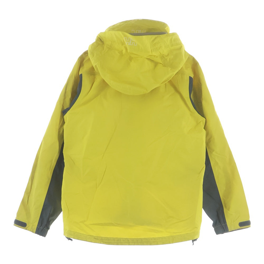 HELLY HANSEN(ヘリーハンセン) バイカラー ナイロン フーデッド ジップアップ ジャケット イエロー/グレー レディース S