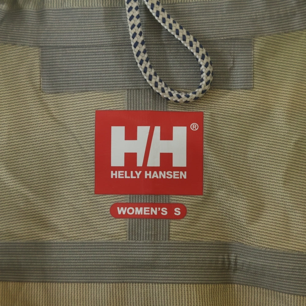HELLY HANSEN(ヘリーハンセン) バイカラー ナイロン フーデッド ジップアップ ジャケット イエロー/グレー レディース S