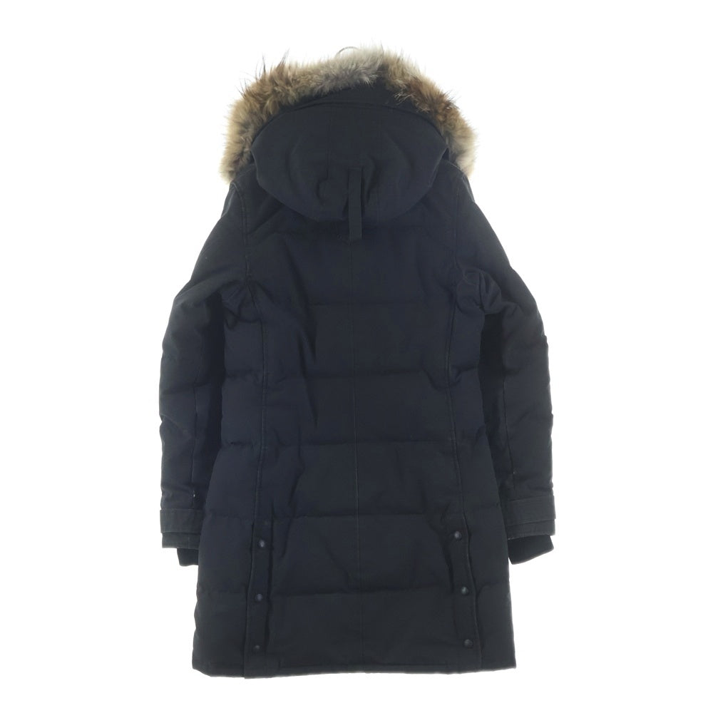 CANADA GOOSE(カナダグース) SHELBURNE シェルバーン ファーフーデッド ダウンジャケット ブラック 3802LA レディース