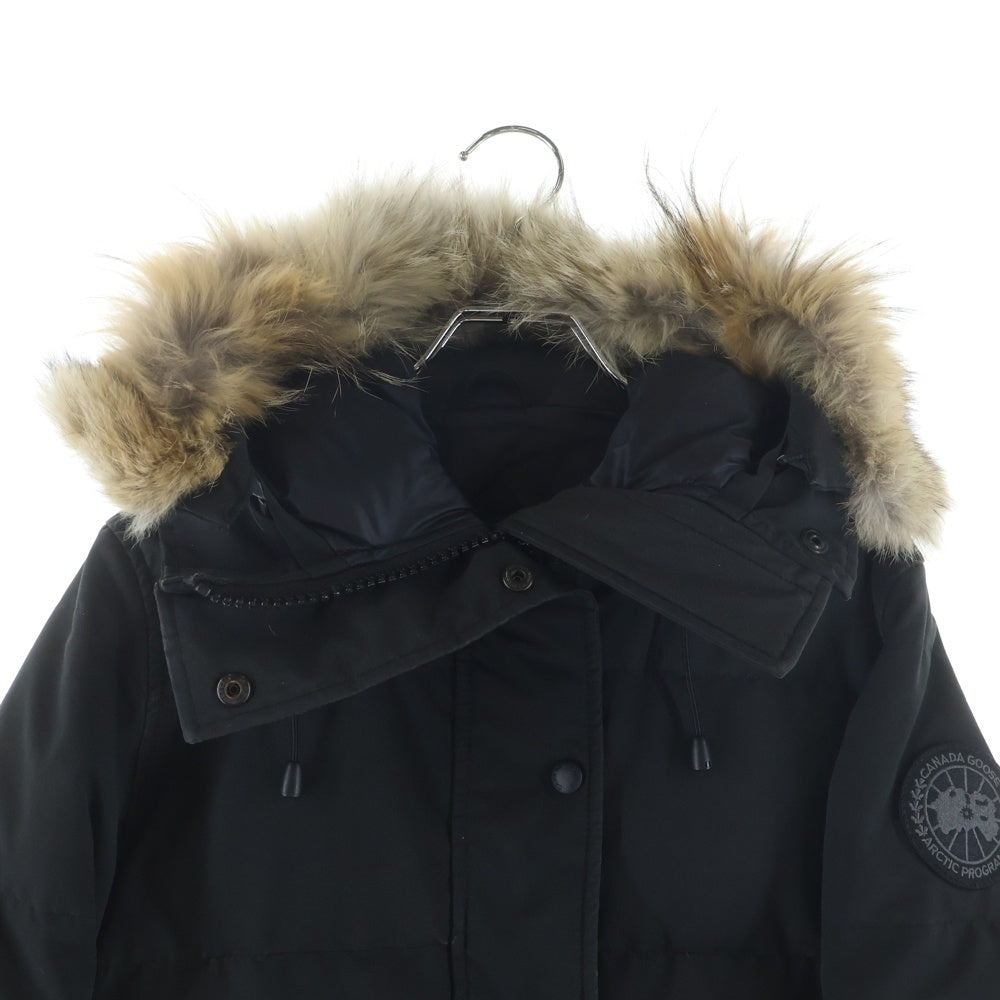 CANADA GOOSE(カナダグース) SHELBURNE シェルバーン ファーフーデッド ダウンジャケット ブラック 3802LA レディース