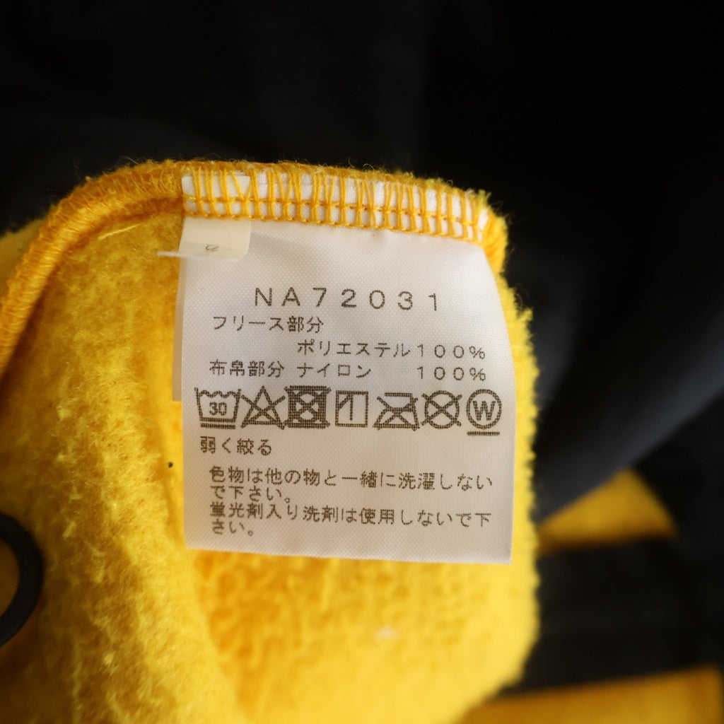 THE NORTH FACE(ザノースフェイス) ハーフジップ ボアフリース プルオーバー ジャケット イエロー レディース