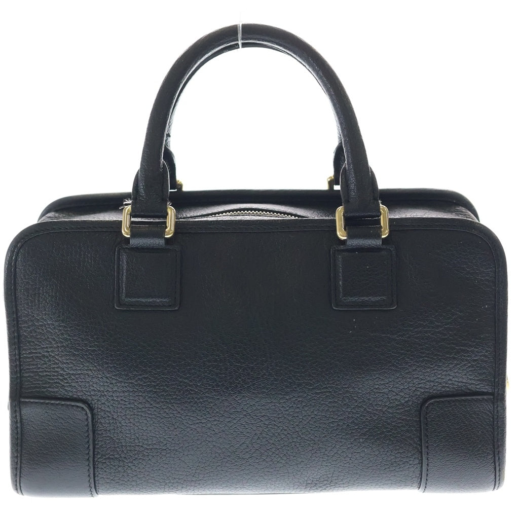 LOEWE(ロエベ) アマソナ28 アナグラムロゴ レザー ハンドバッグ ゴールド金具 ブラック 箱/袋 レディース