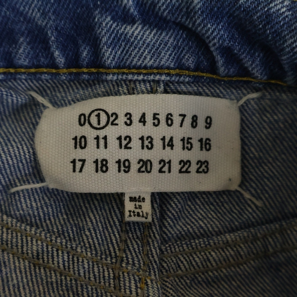 Maison Margiela(メゾンマルジェラ) ■メゾン マルジェラ ミッドライズ カットアウトディテール ジーンズ 38 ブルー S51LA0051 レディース