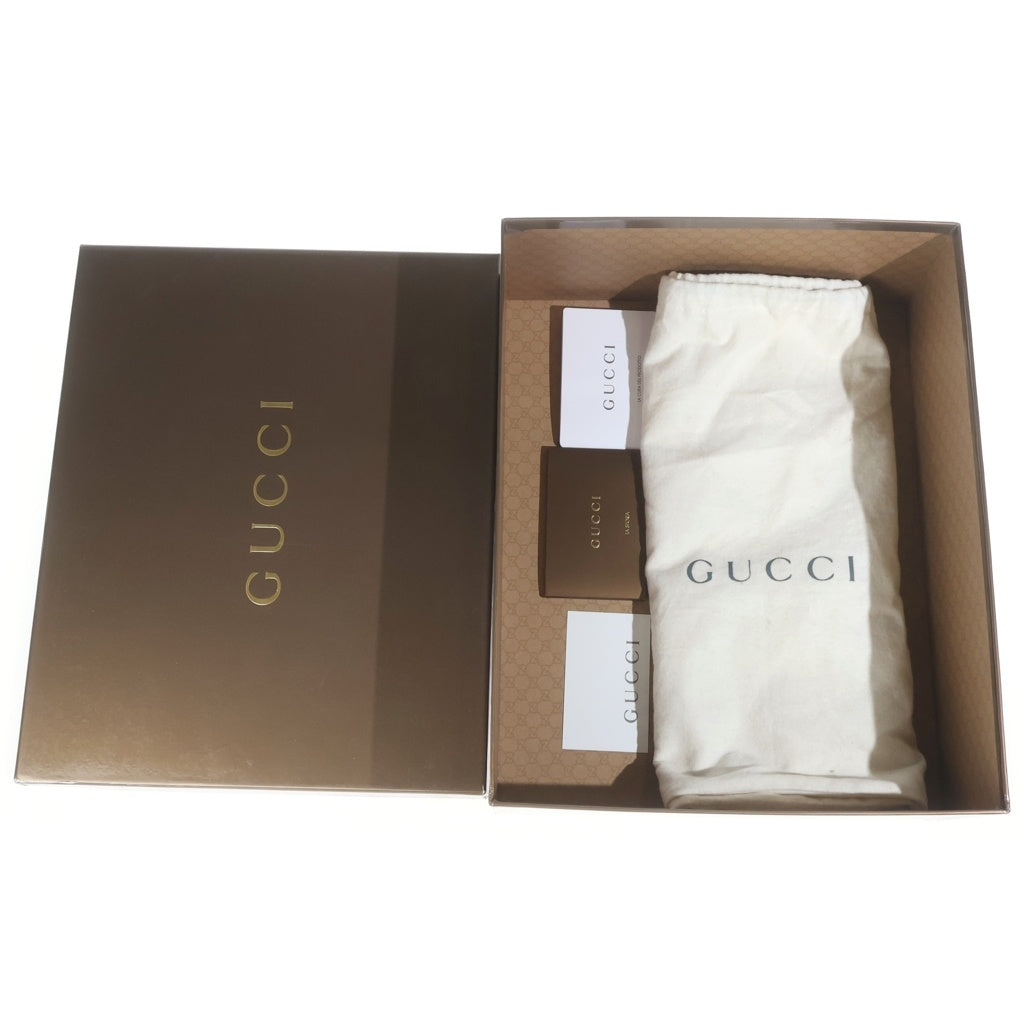 GUCCI(グッチ) ■レースアップブーツ コードバン ブラウン #43 114 013 箱、袋