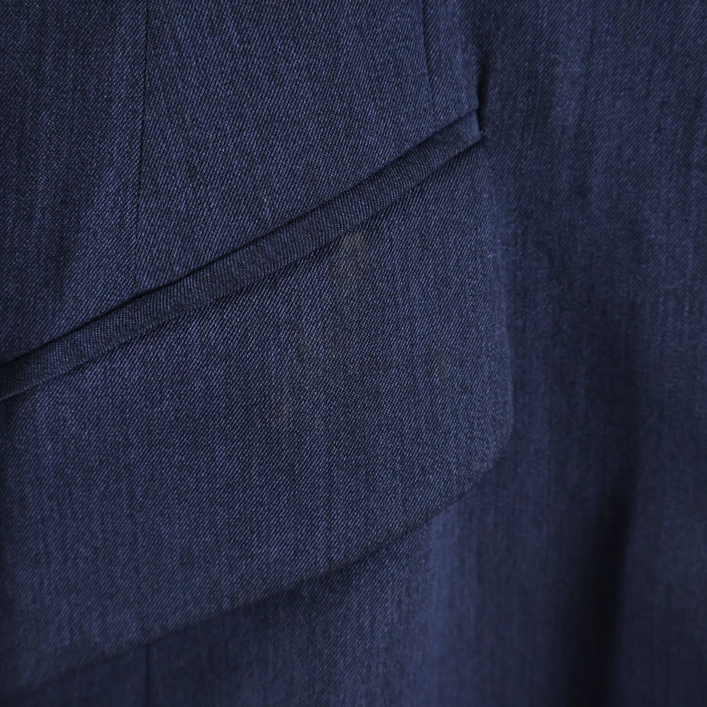 Christian Dior(クリスチャンディオール) ■シルク混ウール1Bテーラードジャケット ネイビー #M レディース