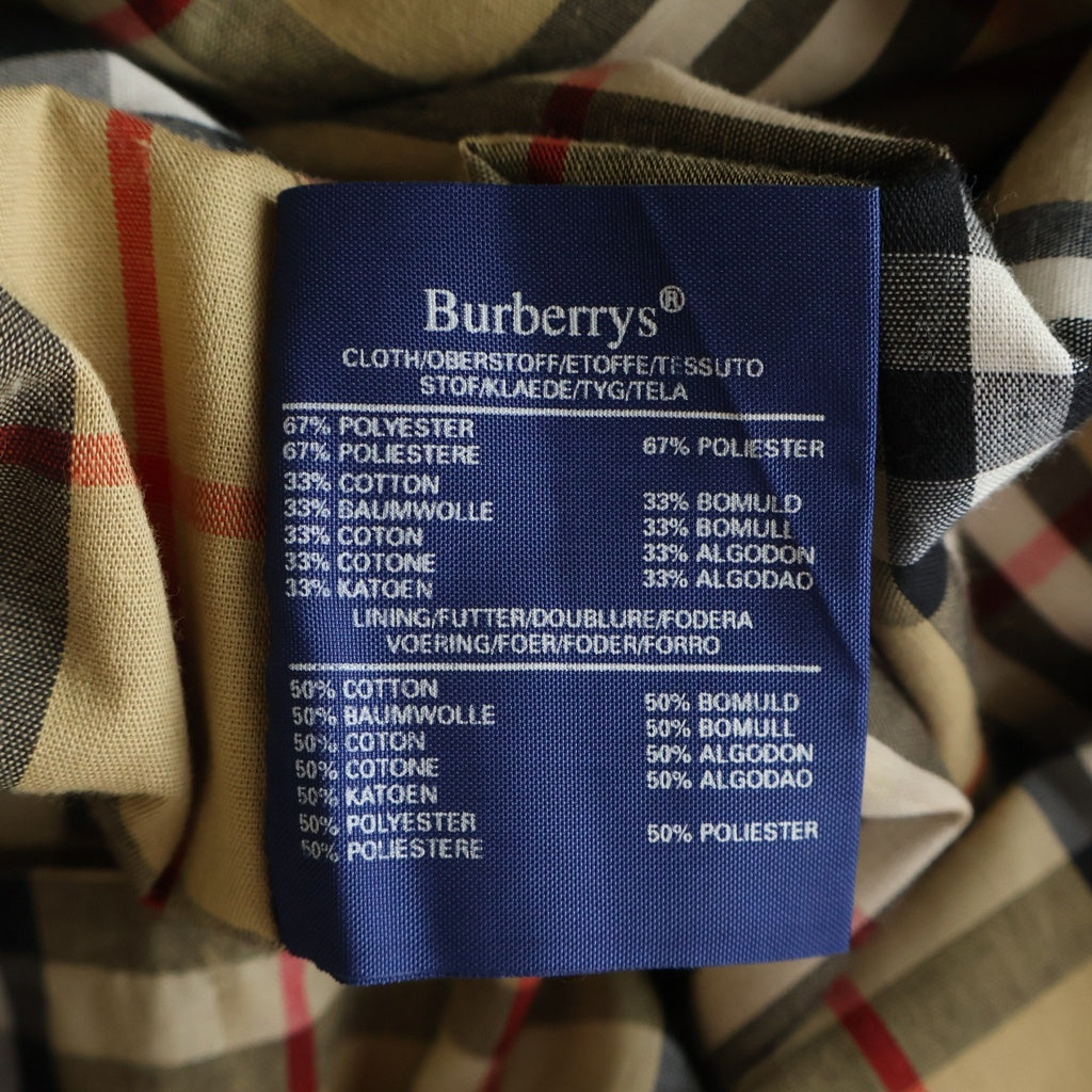 BURBERRYS(バーバリーズ) ■裏地チェックステンカラーコート ベージュ レディース