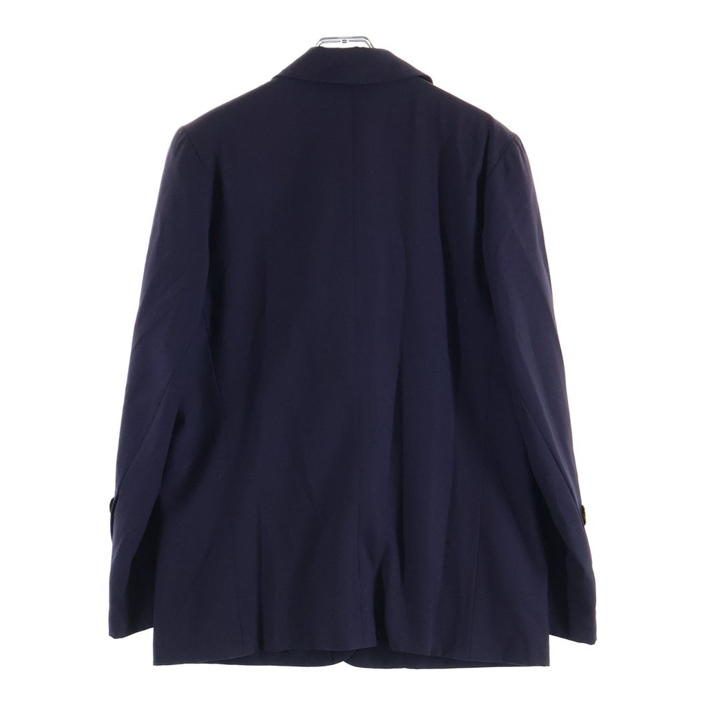 YVES SAINT LAURENT(イヴサンローラン) ゴールドボタン4ポケットジャケット ネイビー レディース