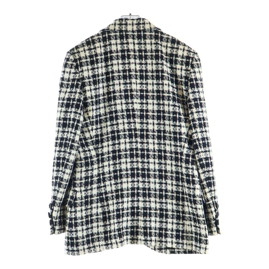 Christian Dior(クリスチャンディオール) ツイード1Bジャケット ブラック/ホワイト レディース