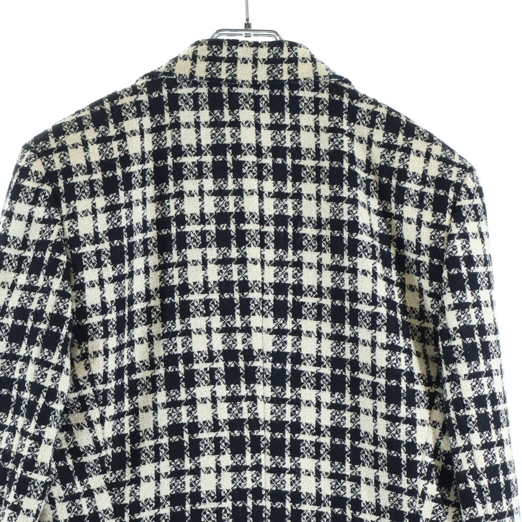 Christian Dior(クリスチャンディオール) ツイード1Bジャケット ブラック/ホワイト レディース