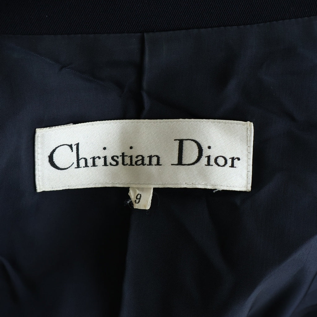 Christian Dior(クリスチャンディオール) ■金ボタン ダブルブレストジャケット ネイビー #9 レディース