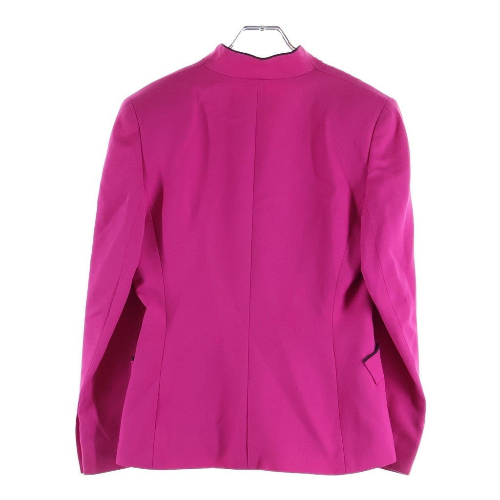Christian Dior(クリスチャンディオール) 5Bパイピングノーカラージャケット ピンク レディース