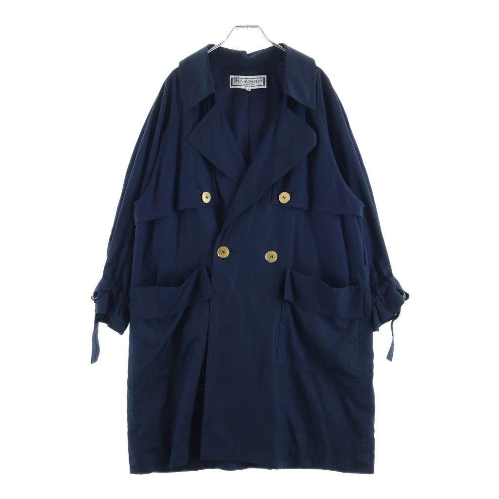 YVES SAINT LAURENT(イヴサンローラン) ■ファーライナー付き ジャケット ネイビー #40 レディース